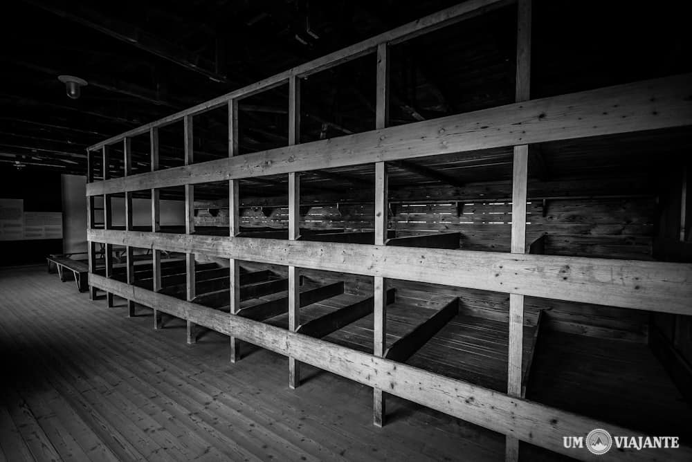 Camas onde dormiam os prisioneiros, Dachau