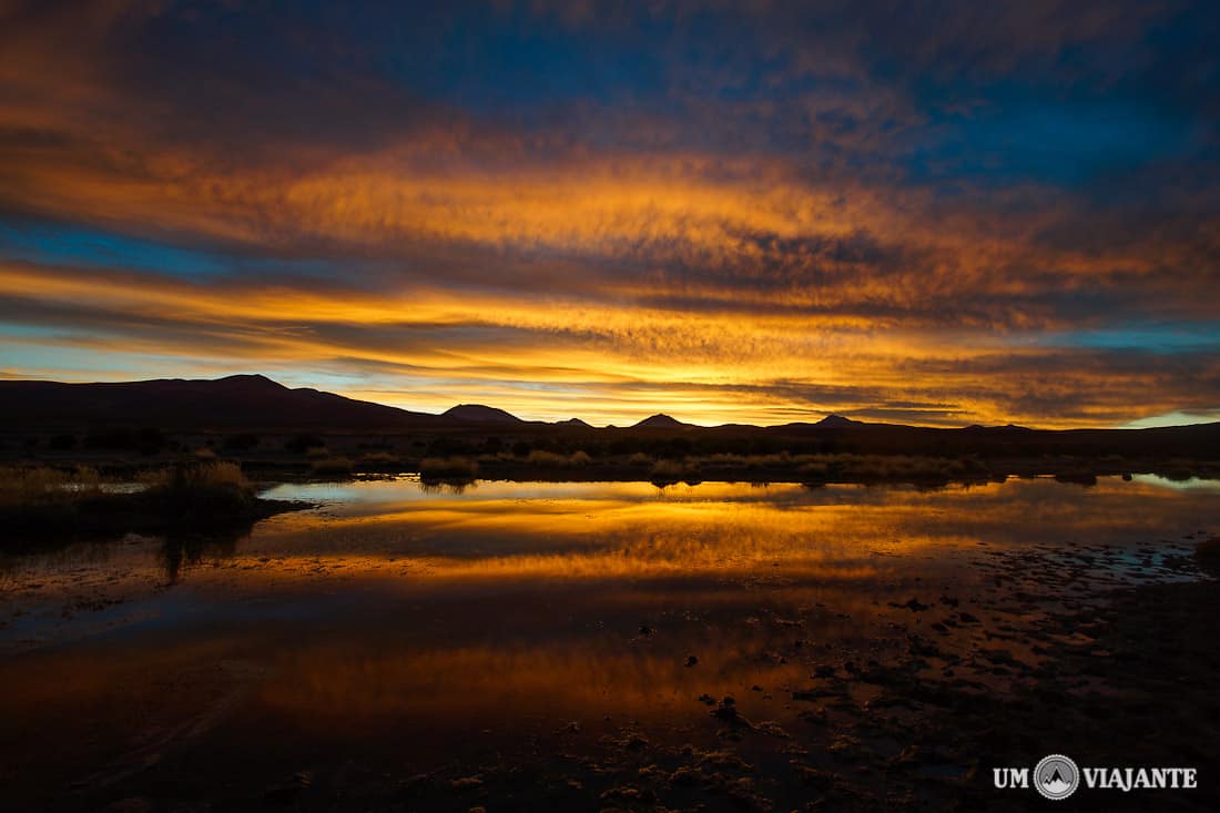 Pôr do sol de tirar o fôlego