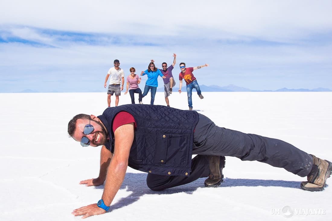 Salar de Uyuni - Ilusão de Ótica