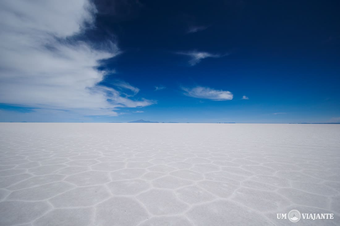 Cruzando o Salar de Uyuni