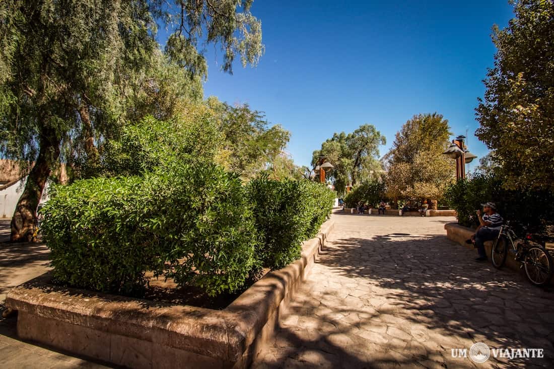 Plaza de Armas, San Pedro de Atacama, Chile - Um Viajante