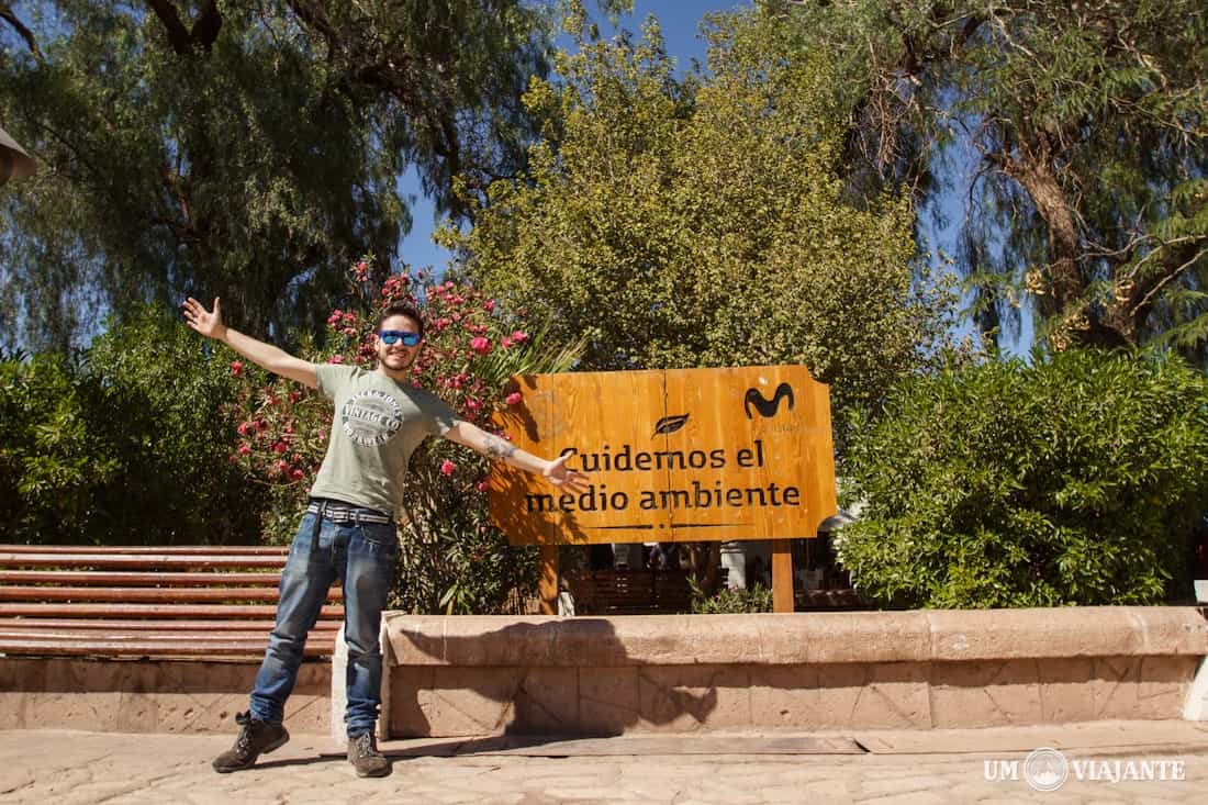 Plaza de Armas, San Pedro de Atacama, Chile - Um Viajante