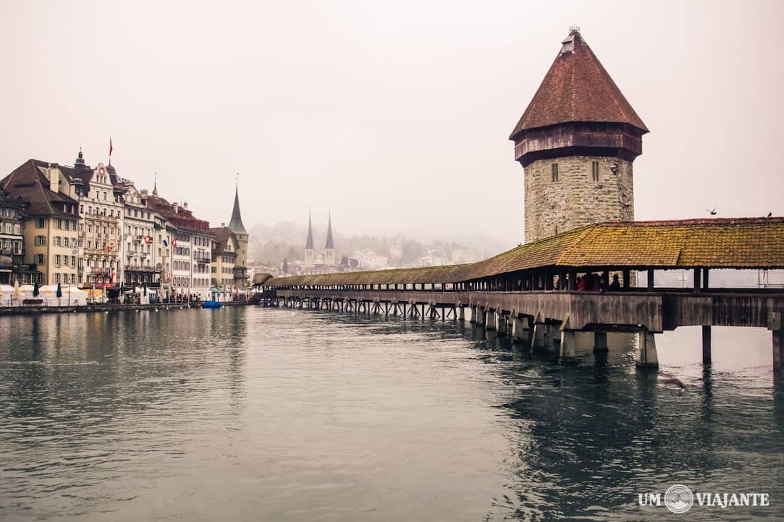 Lucerna, Suíça, Chapel Bridge