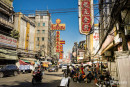 Chinatown e o Templo do Buda de Ouro, em Bangkok