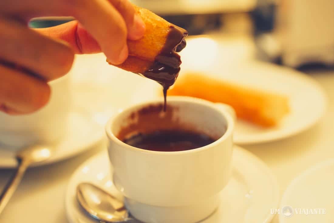 Chocolateria San Ginés - Churros em Madrid