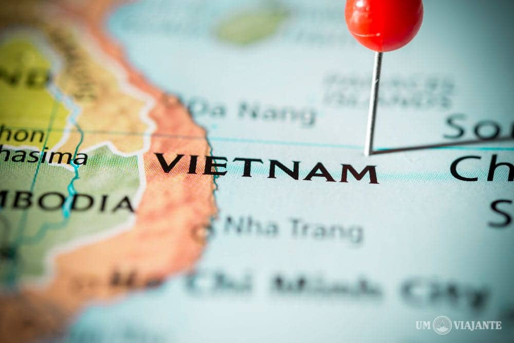 Mapa Vietnam