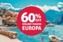 Termina hoje! Seguro Viagem Europa, obrigatório, com 60% de desconto!