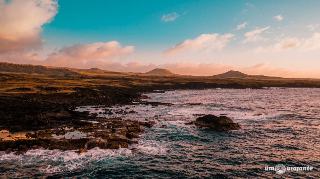 Voo de drone na Ilha de Páscoa, Chile | DJI Mavic PRO 2