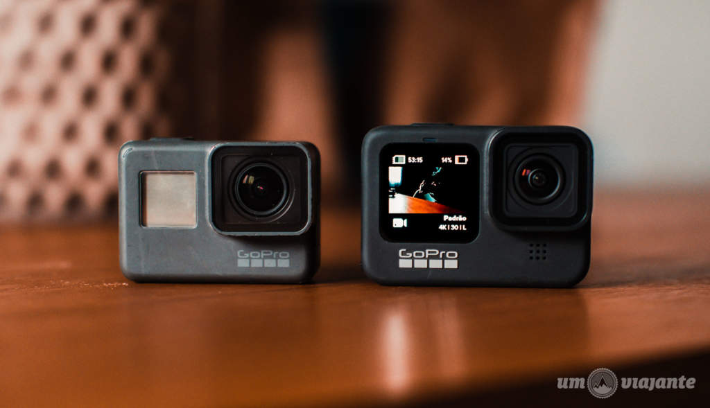 GoPro Hero 6 e GoPro Hero 9 Black - Display Frontal