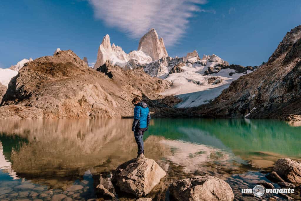 Trekking base Fitz Roy, na Patagônia Argentina.