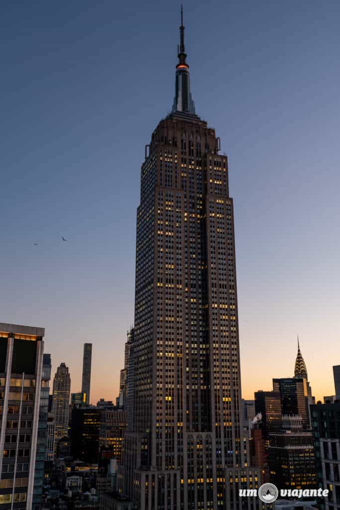 Quarto com vista para Nova York e Empire State | Virgin Hotel