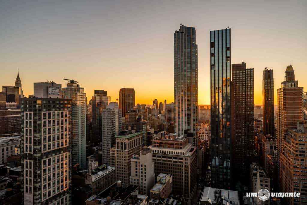 Quarto com vista para Nova York e Empire State | Virgin Hotel