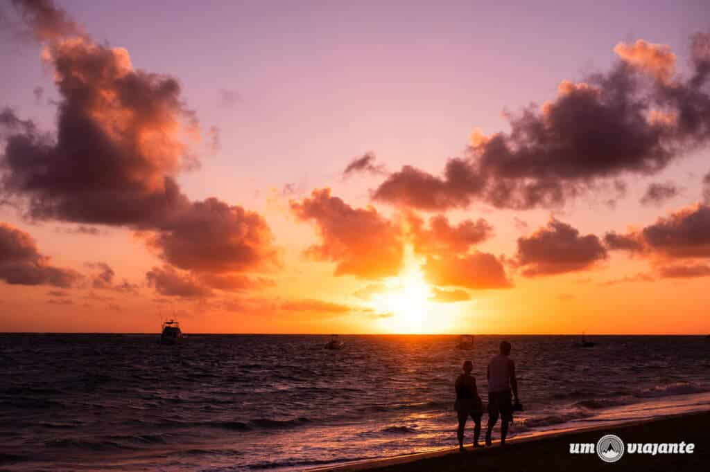 Pôr do sol em Punta Cana