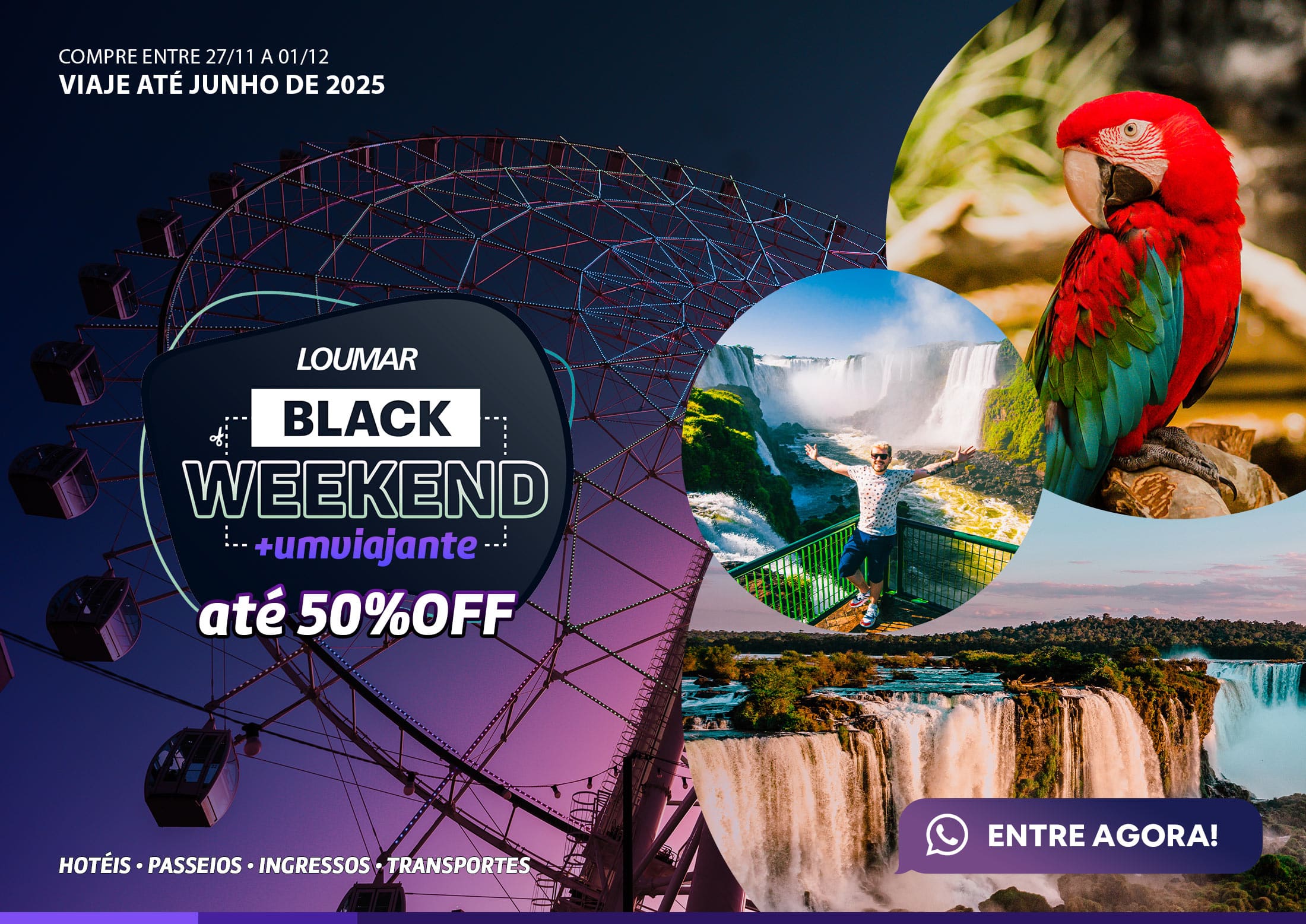 Black Weekend Loumar 2024: a melhor promo do ano de Foz do Iguaçu