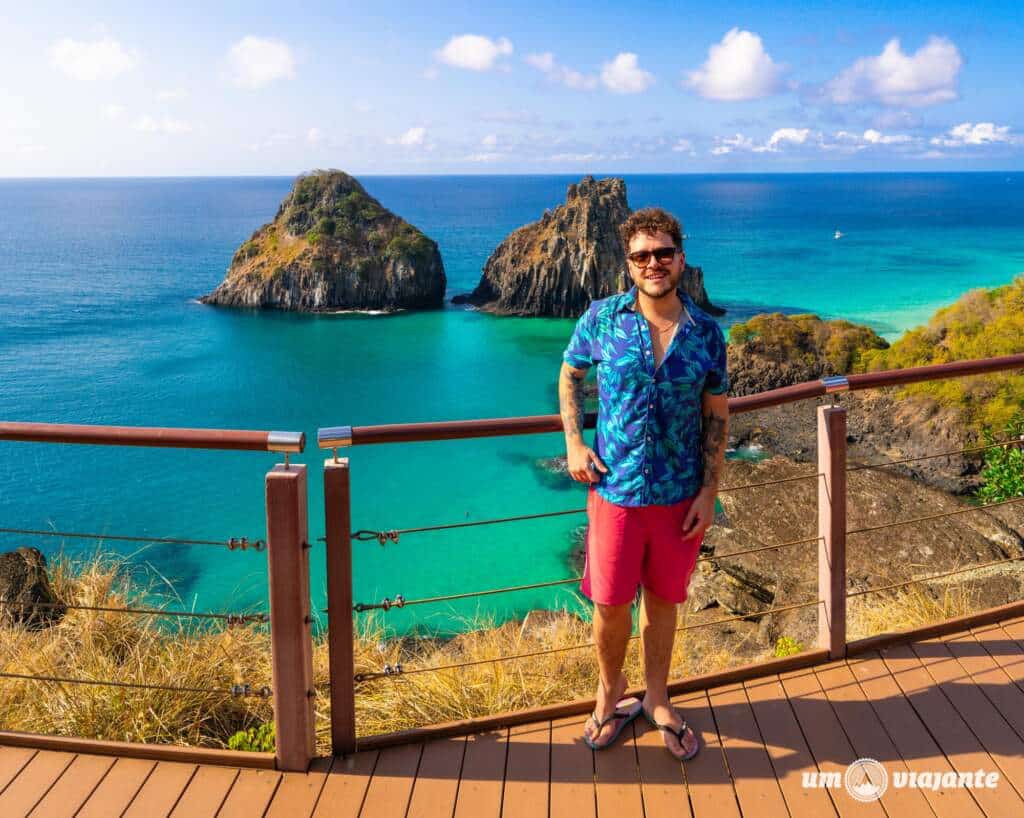 Mirante Morro Dois Irmãos e Baía dos Porcos - Fernando de Noronha